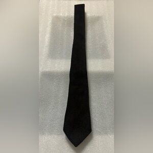 Club Monaco Wool Skinny Tie 2.5” Brown Made in Italy